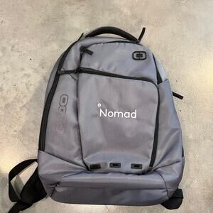 OGIO Metallic GRAY Ace Nomad Backpack fleece lined mens modern backpack NEW